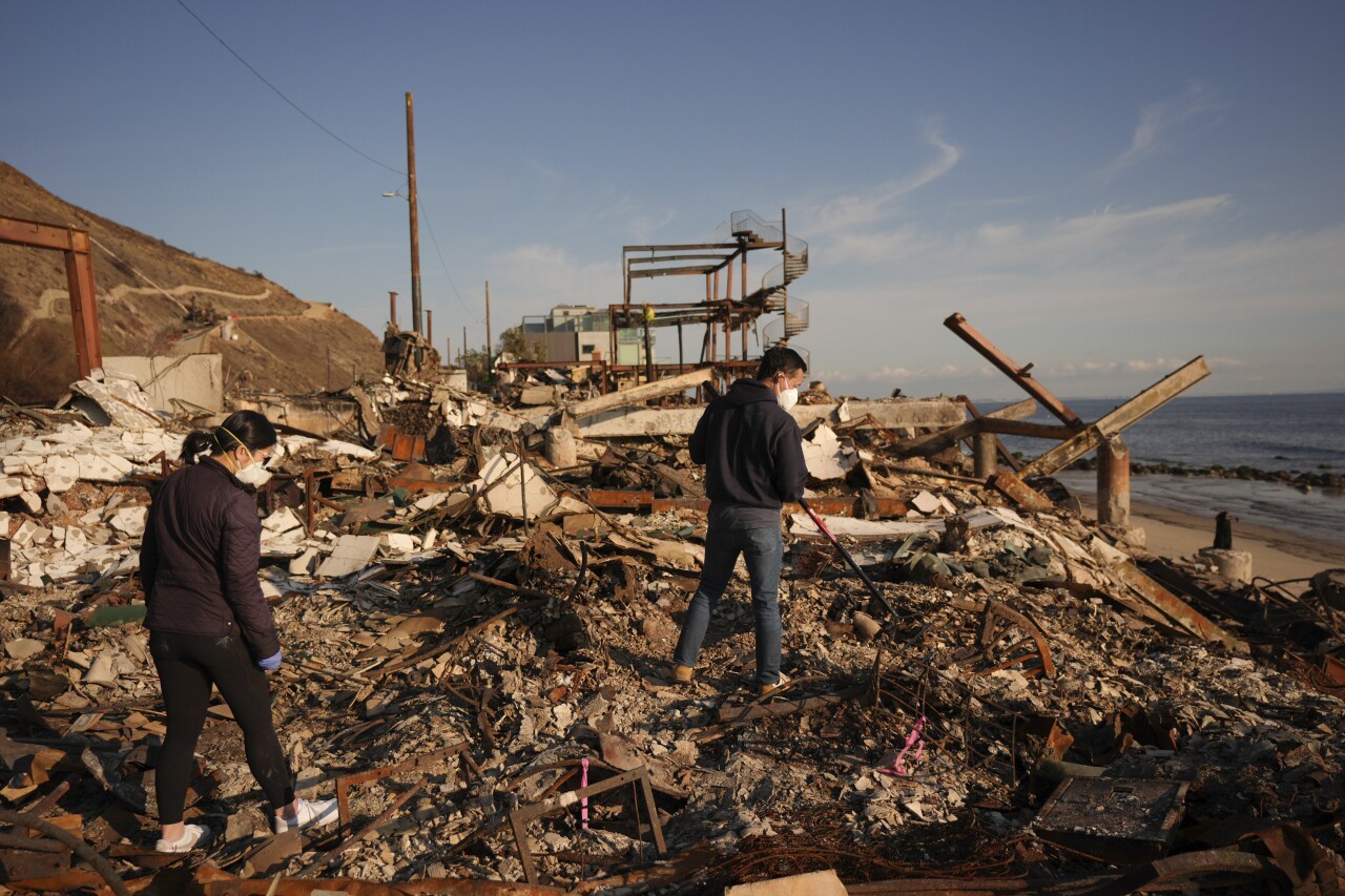 California Wildfires Ocean Pollution