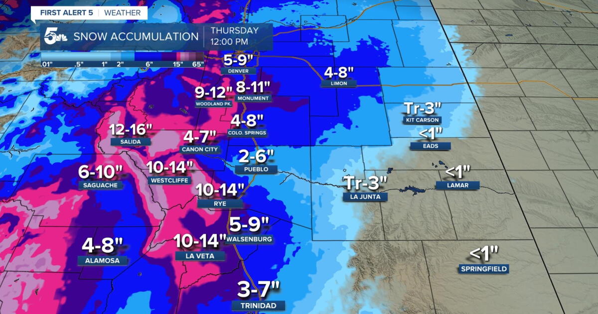 24 hours of rain, snow, ice, and freezing weather coming to southern ...