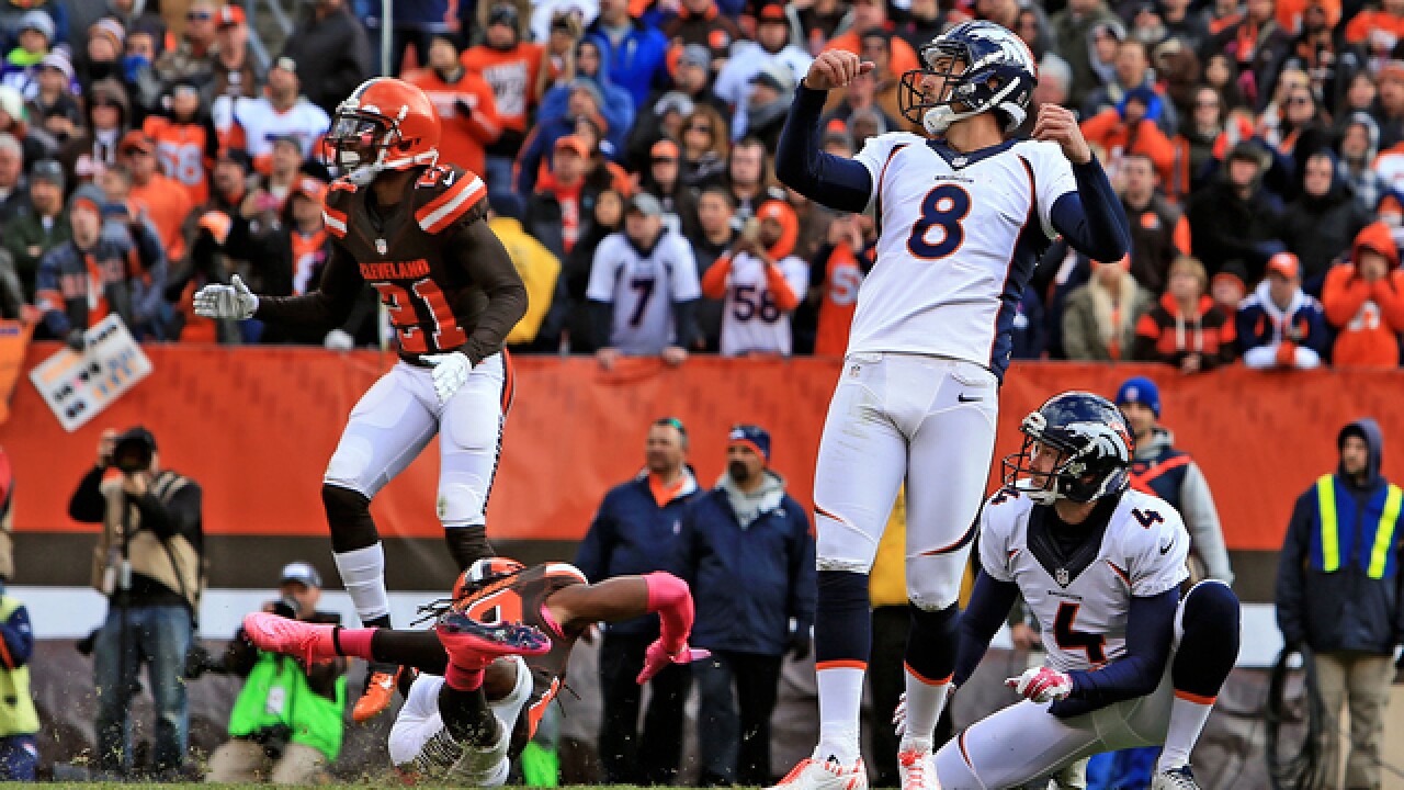 Broncos sign Brandon McManus to four-year deal