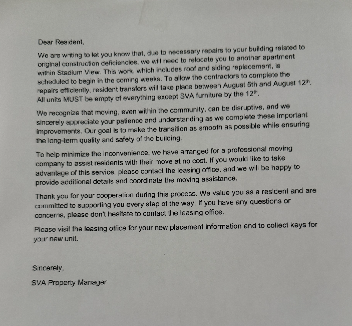 Letter