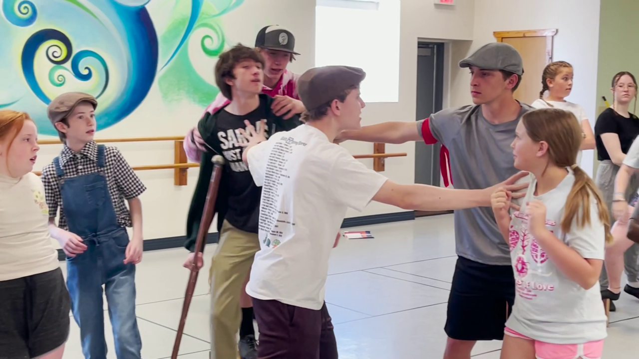 Great Falls youth prepare to present 'Newsies Jr.!'