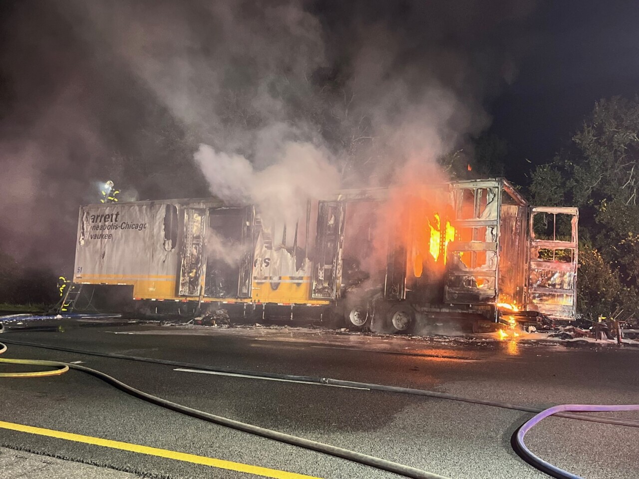 I-75 Milepost 244 vehicle fire