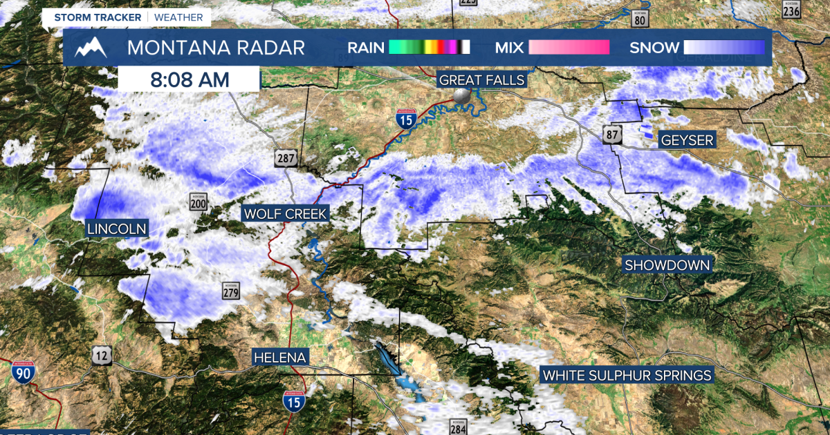 Snowy Friday Morning for Many Montana Communities