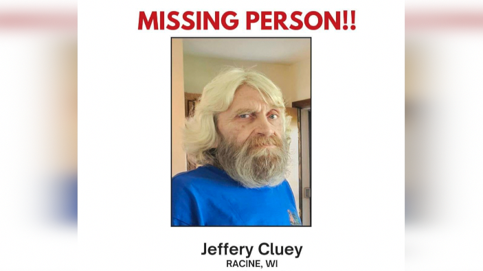 Missing Person flyer for Jeffrey Cluey