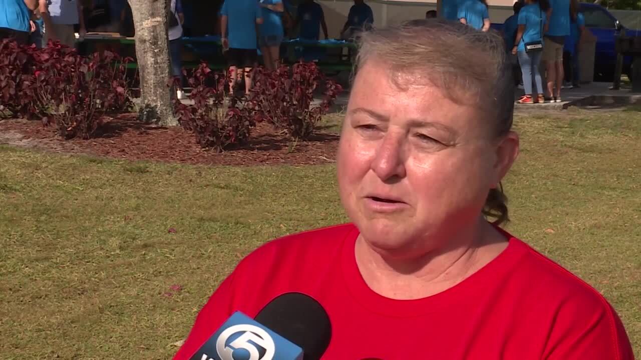 Letter carrier Marybeth Libel, says: "We are out there for the public, we are out there just doing our job day to day and there's no reason to be violent." April 28, 2024