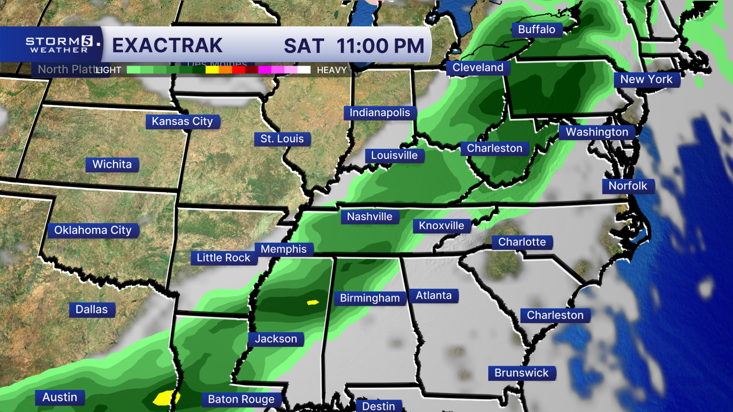Marginal Risk for severe storms