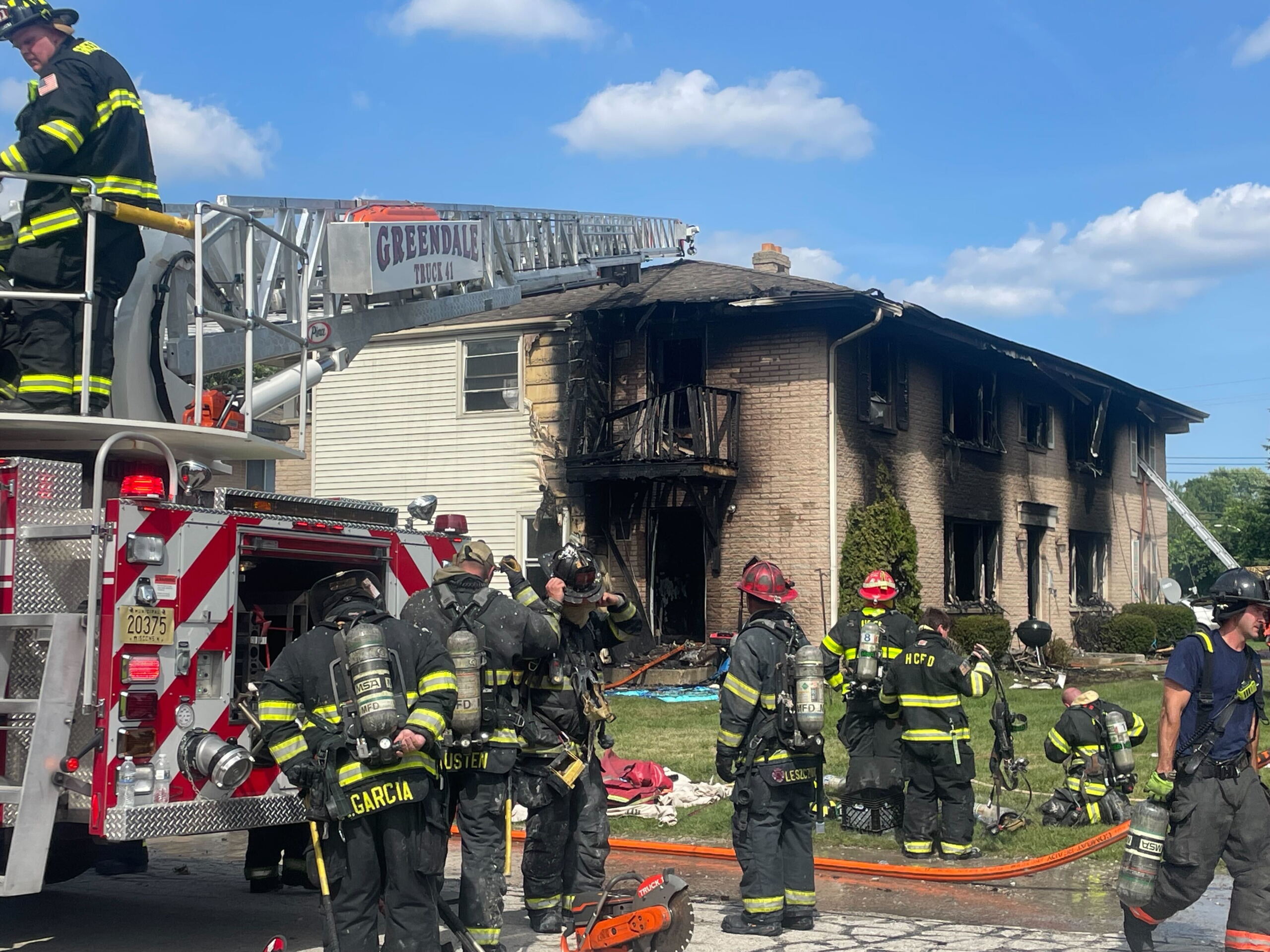 15 displaced after apartment fire near 61st and Cold Spring in Greenfield