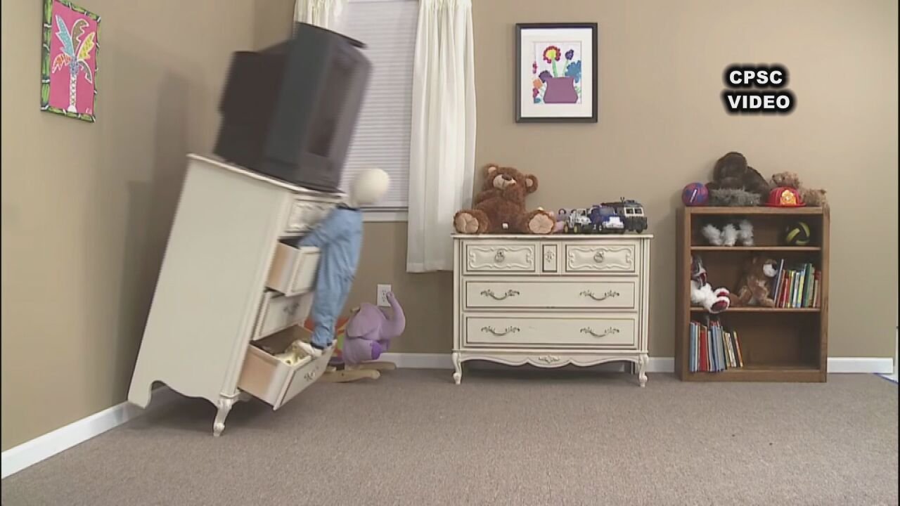 Parents ask lawmakers for better furniture tip-over safety