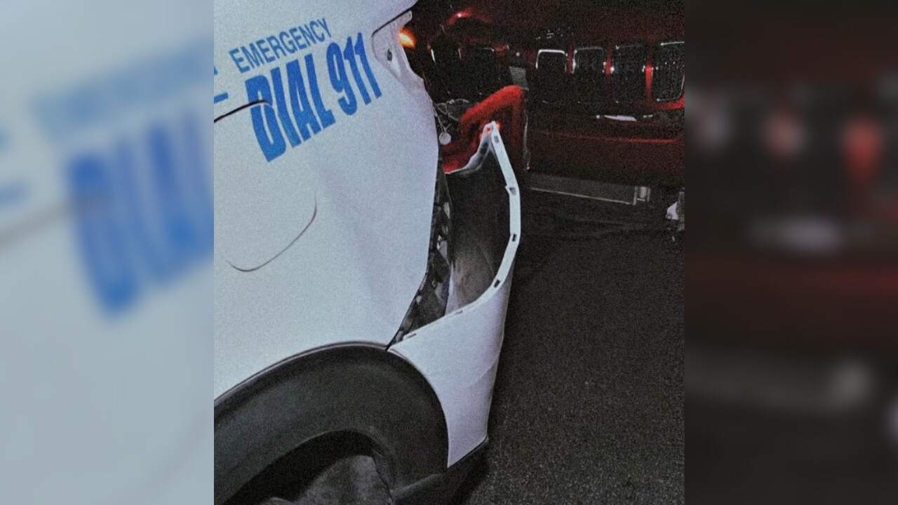 'Please stop driving drunk': NLVPD shares message after patrol car hit by impaired driver