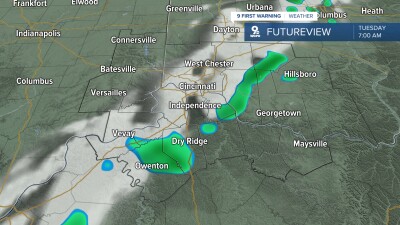 Isolated showers this morning