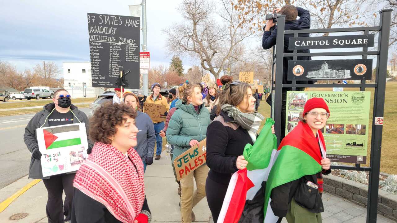 Montana Peace in Palestine rally