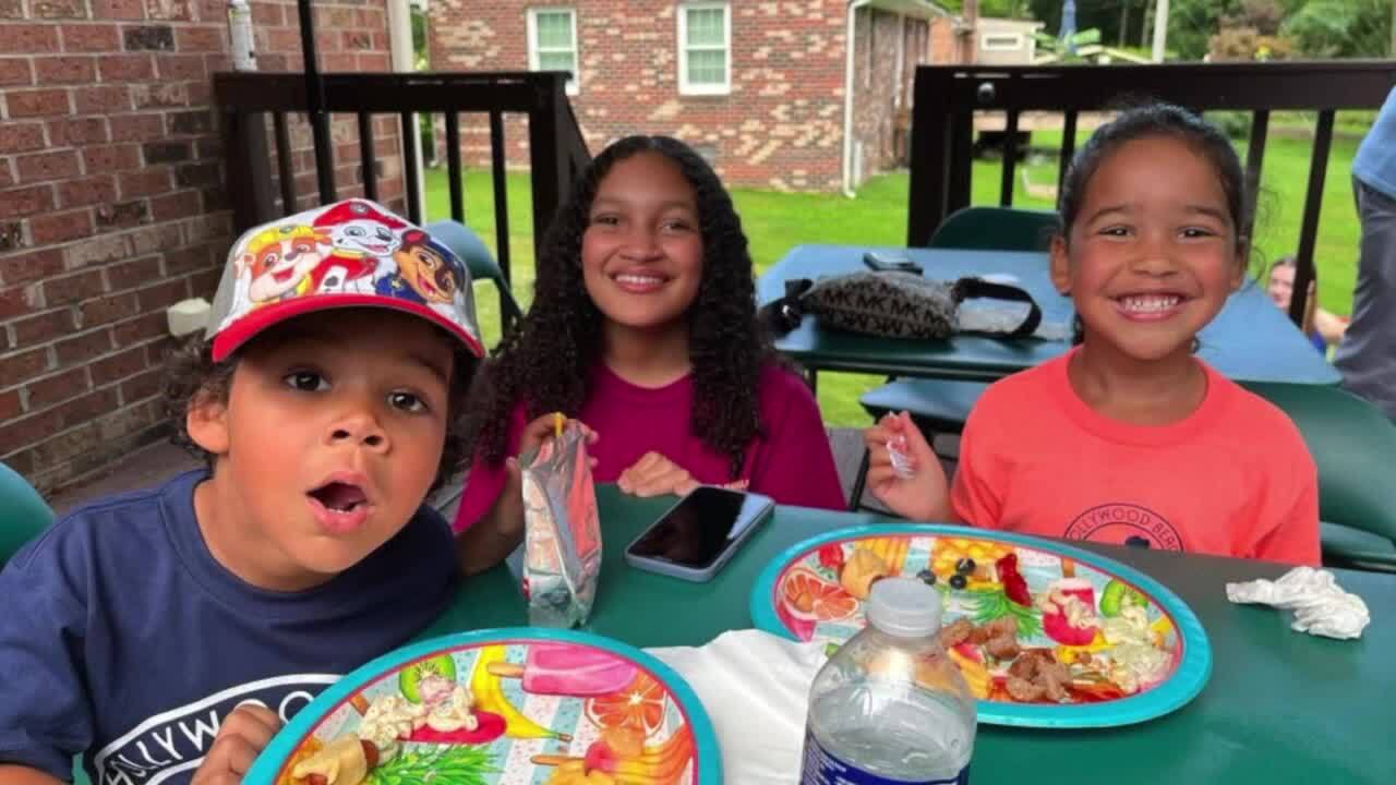 Kaelyn Parson and twins Kinsey and Jayson Cottle.