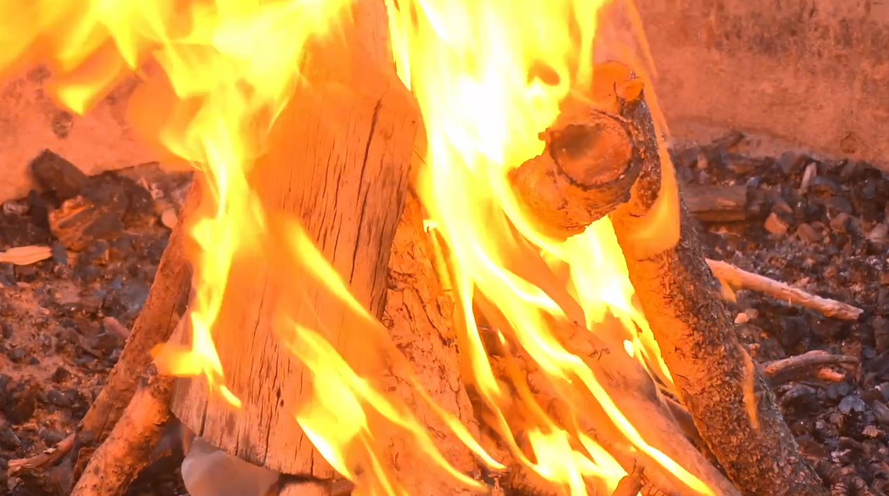 Fire, bonfire, camping, campfire