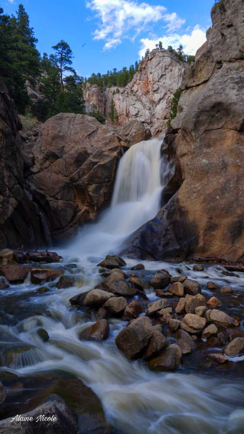 Boulder Falls as seen on May 14, 2024