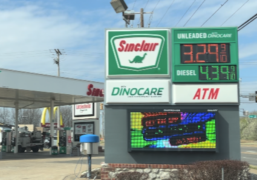 Gas prices shoot up another 30 cents a gallon at many Tulsa stations