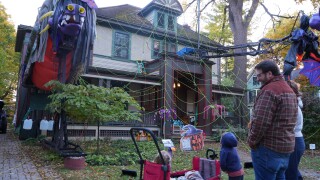 David Moomaw's Halloween display