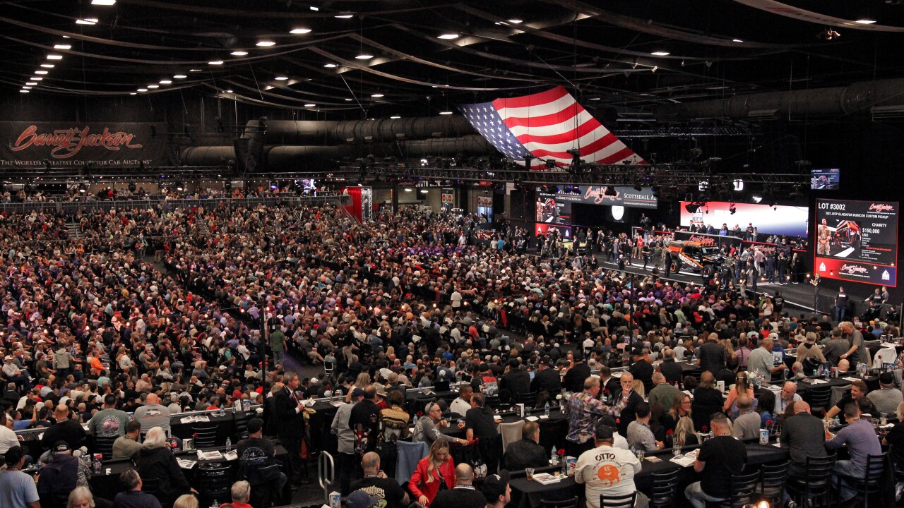 January 2025 BarrettJackson Scottsdale Auction at WestWorld of Scottsdale tickets, dates, cars