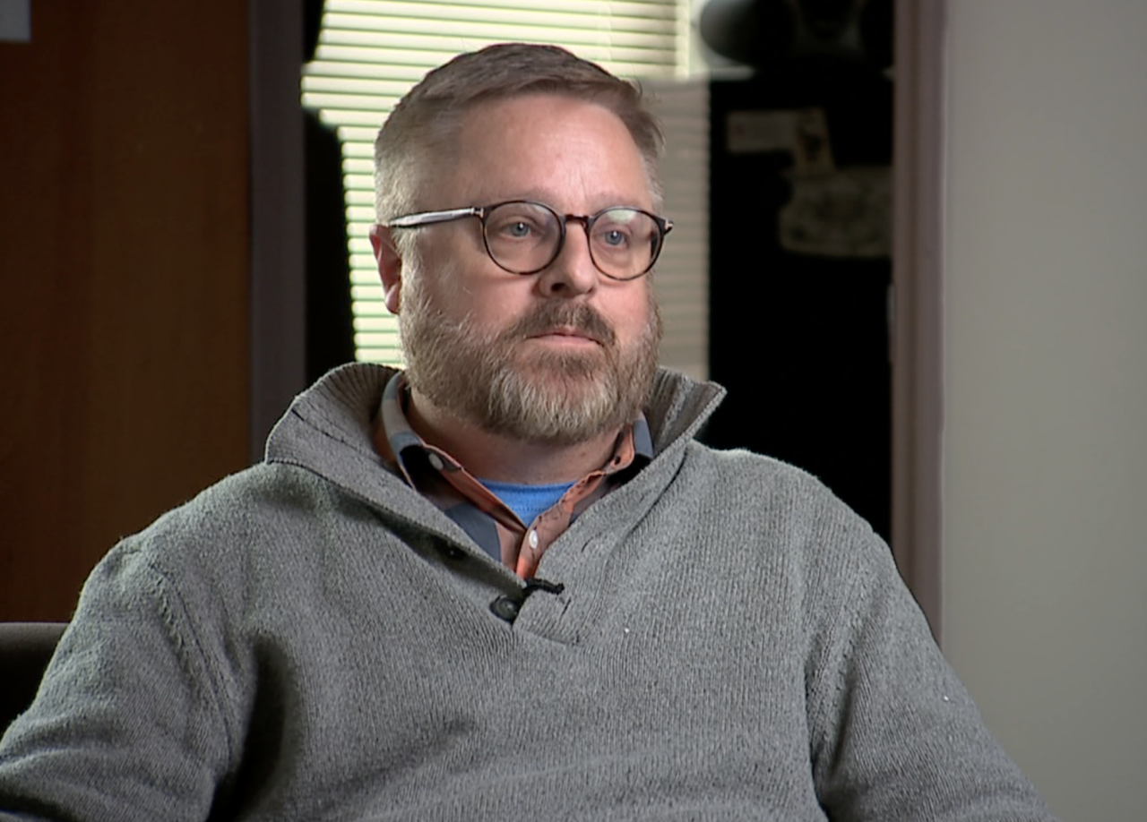 University of Cincinnati journalism professor Jeff Blevins