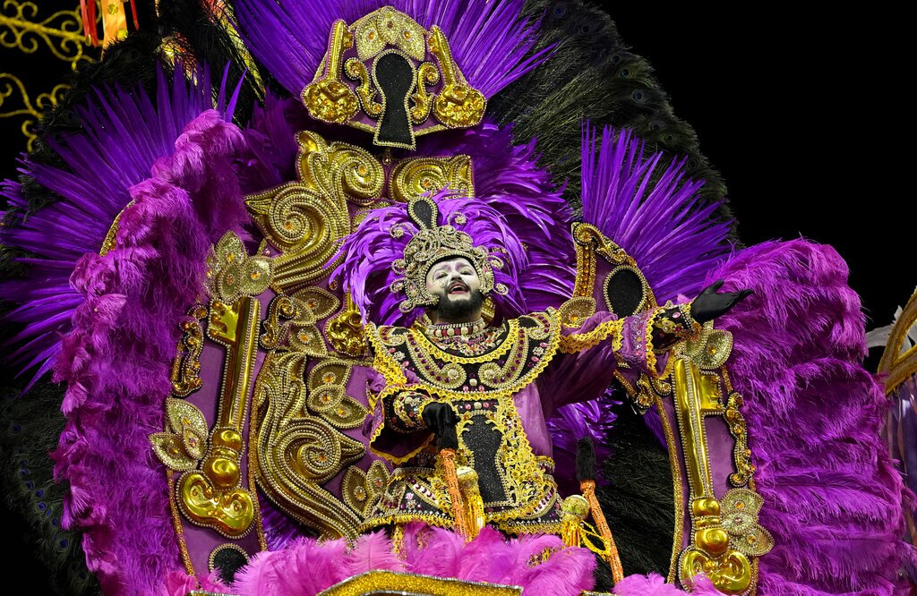 Rio's flamboyant Carnival parade is back after the pandemic