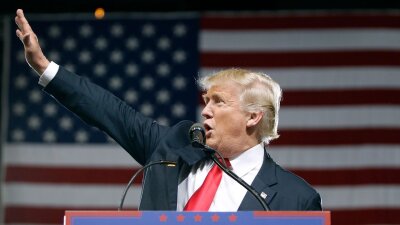 President Donald Trump in Phoenix during the 2016 presidential campaign