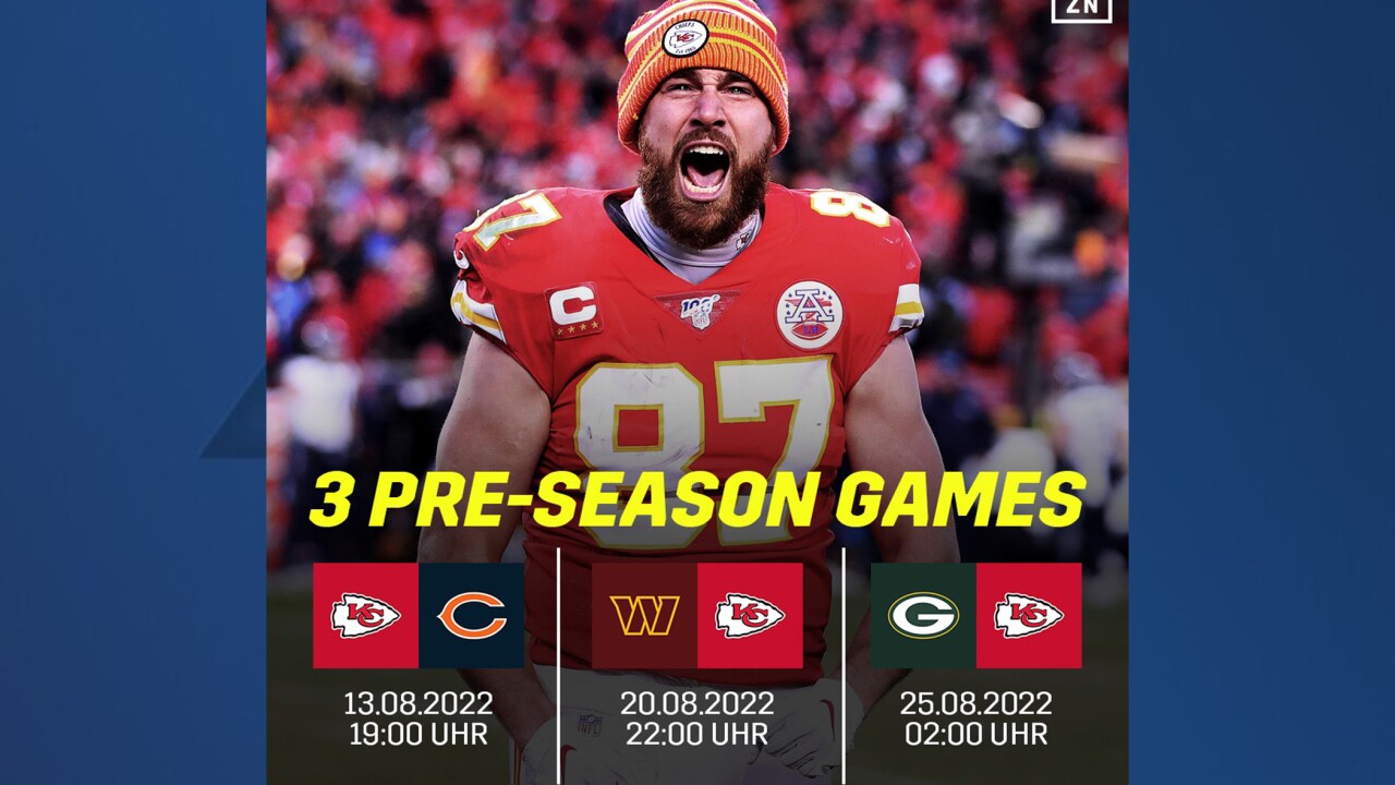 Kansas City Chiefs Partner With Dazn To Broadcast 3 Preseason Games In Germany Kansas City Chiefs Partner With Dazn To Broadcast 3 Preseason Games In Germany