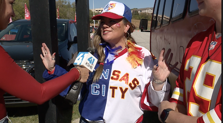 Split screen for Chiefs and Royals