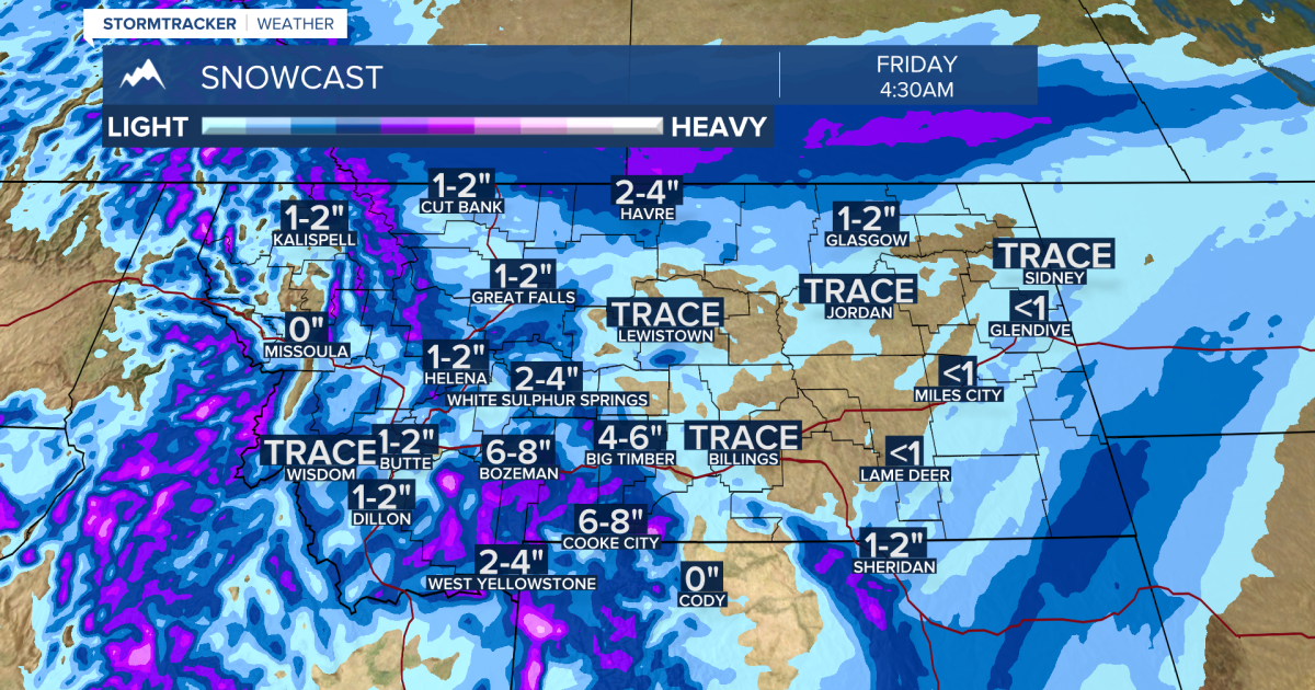Another Spring snowstorm to impact SW Montana Thursday