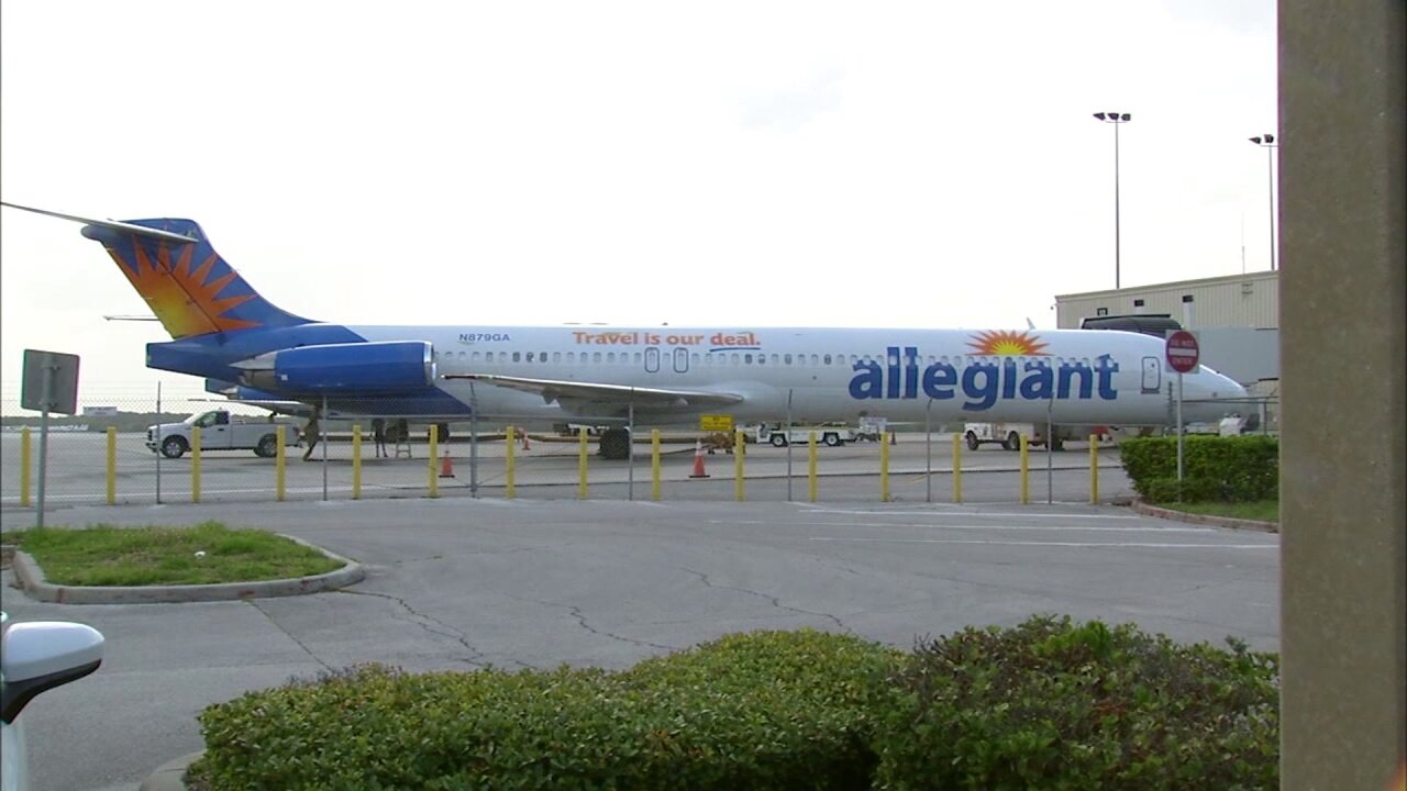 Allegiant aircraft file photo