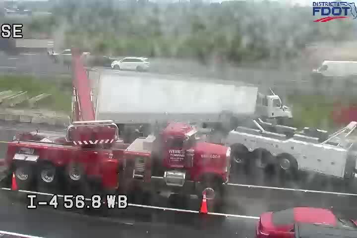 I-4 semi crash in Polk County