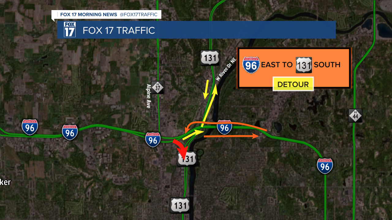 Map 96 EB to 131 SB detours.png