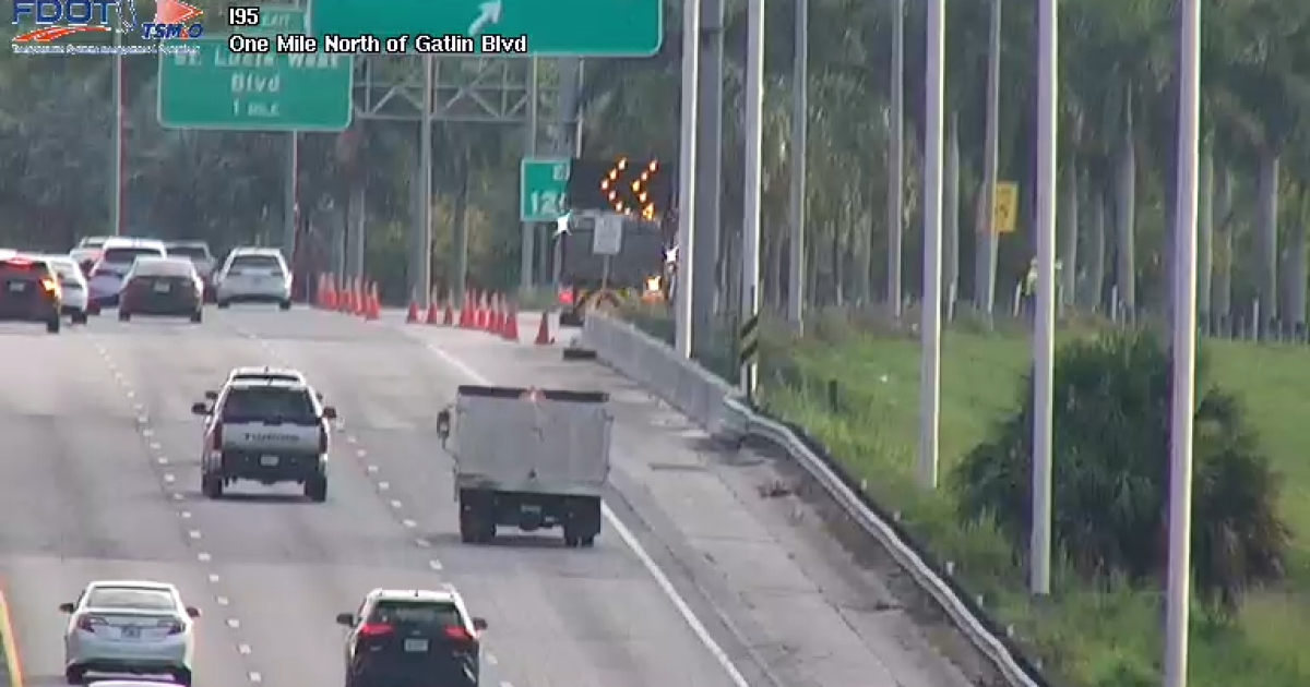 Crash on I-95 North closes off-ramp in St. Lucie County