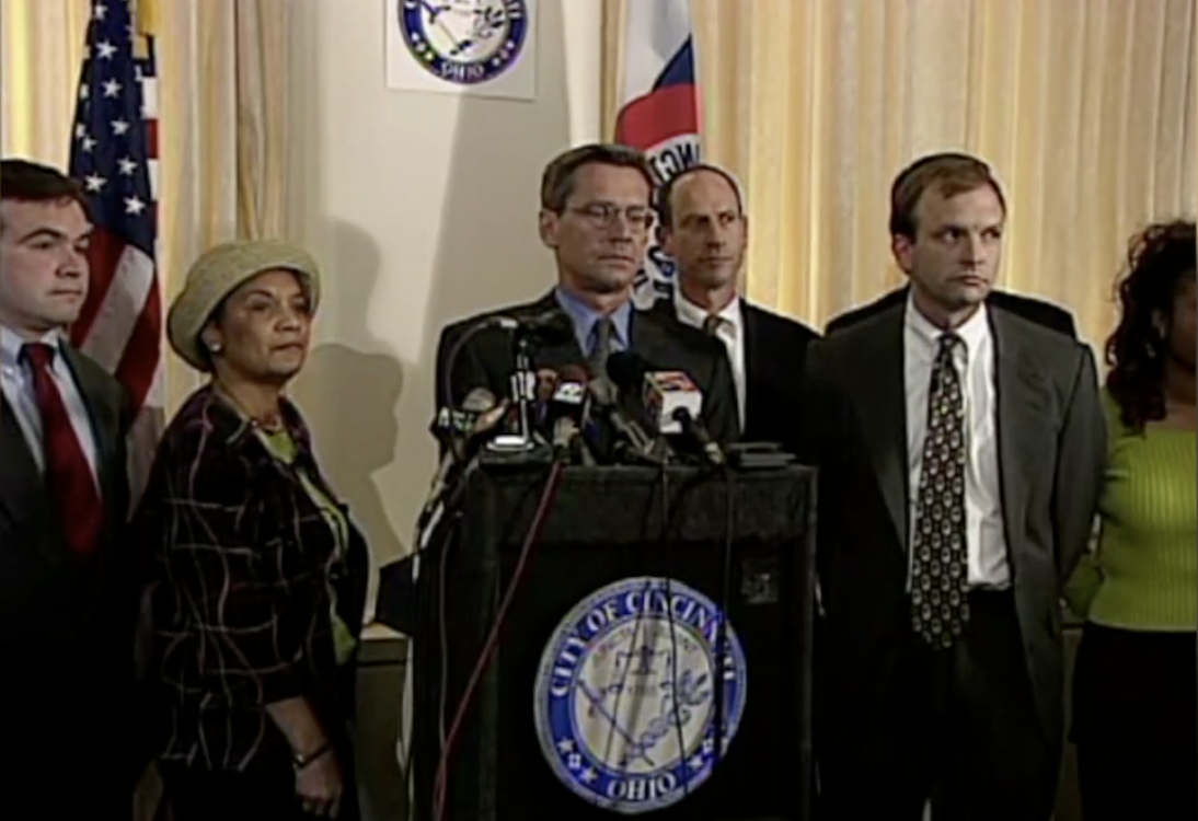 Cincinnati Mayor John Cranley served on City Council from 2000 to 2009, pictured here when Charlie Luken was mayor.