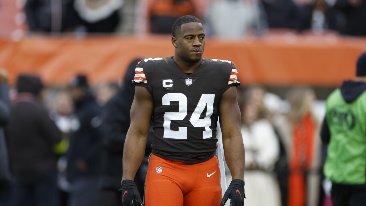 Browns RB Nick Chubb finalist for FedEx Ground Player of the Year award