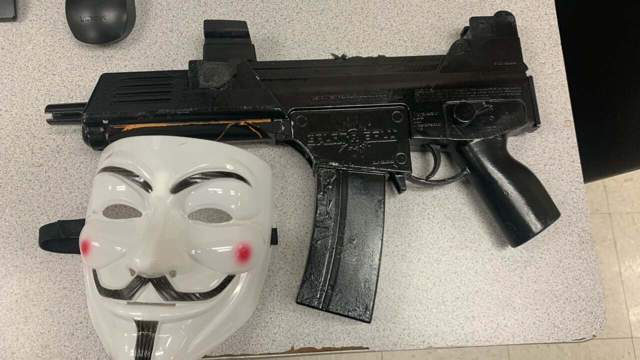 Police Teen wore mask, had fake gun at family event