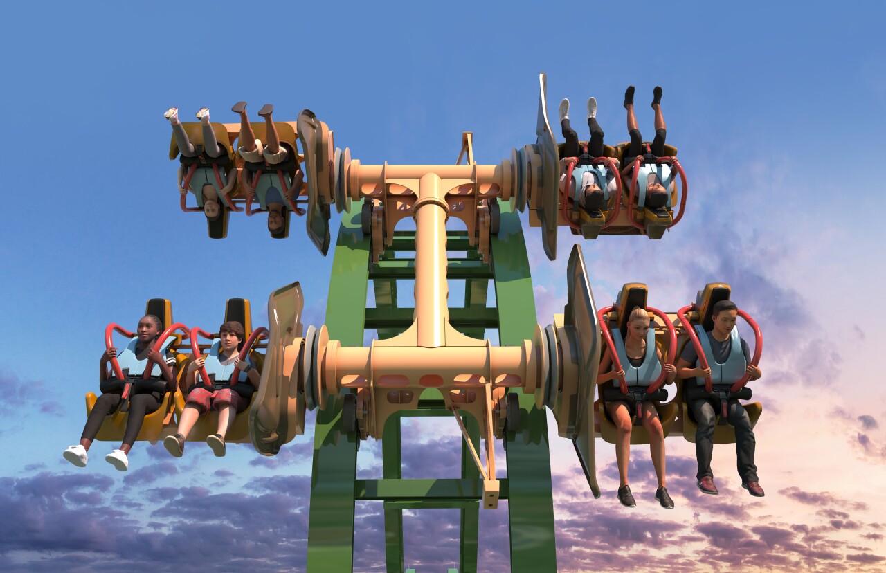 New Kings Dominion 4D spin roller coster 'Tumbili' promises 'topsy