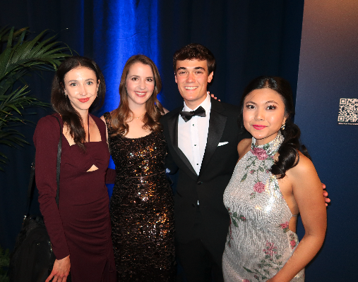 Bascuk and friends at the White House Correspondents' Dinner