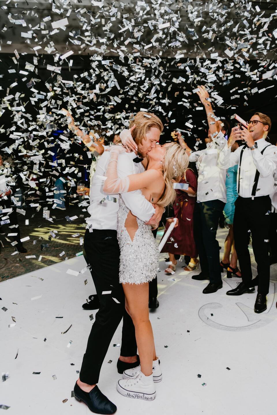 VGK's William Karlsson weds 'Bachelor' alum Emily Ferguson