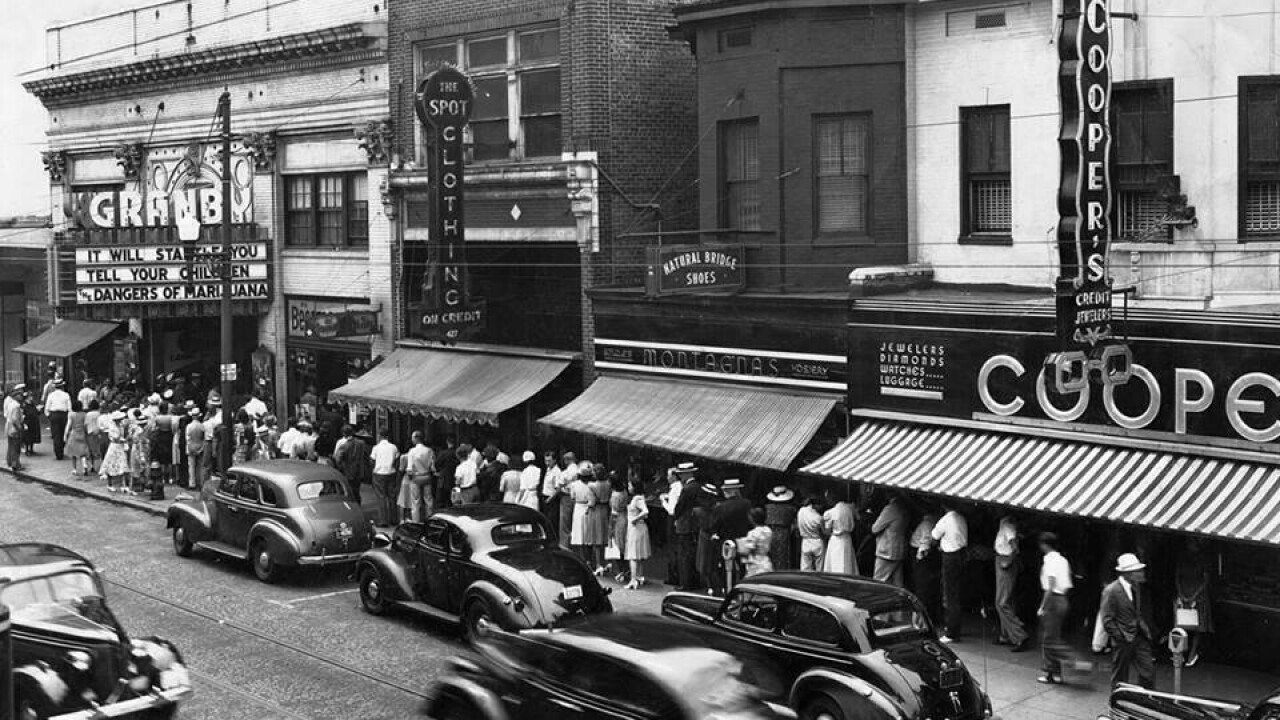 Montagna's shoe store Granby street