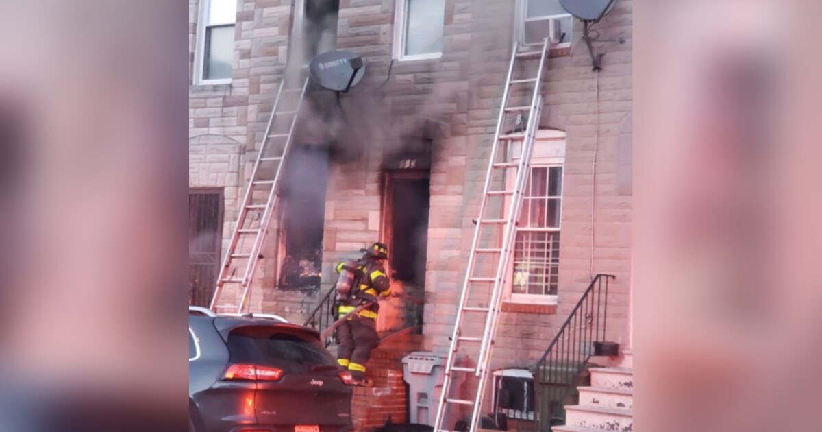Fire Union: 2 civilians, 1 Baltimore Police officer injured in fire ...