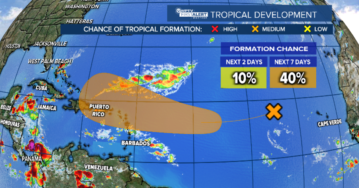 TROPICS: One area of interest in the Atlantic Basin
