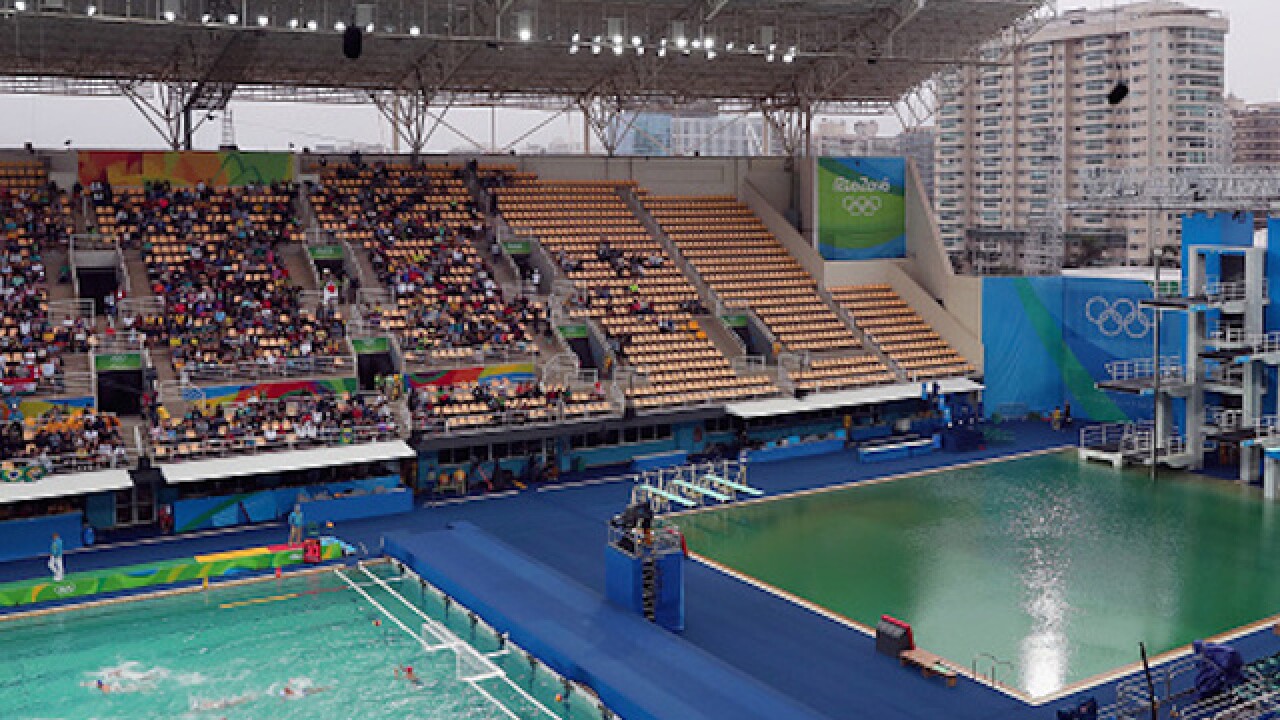 The Green Water In Rio Is Spreading The Green Water In Rio Is Spreading