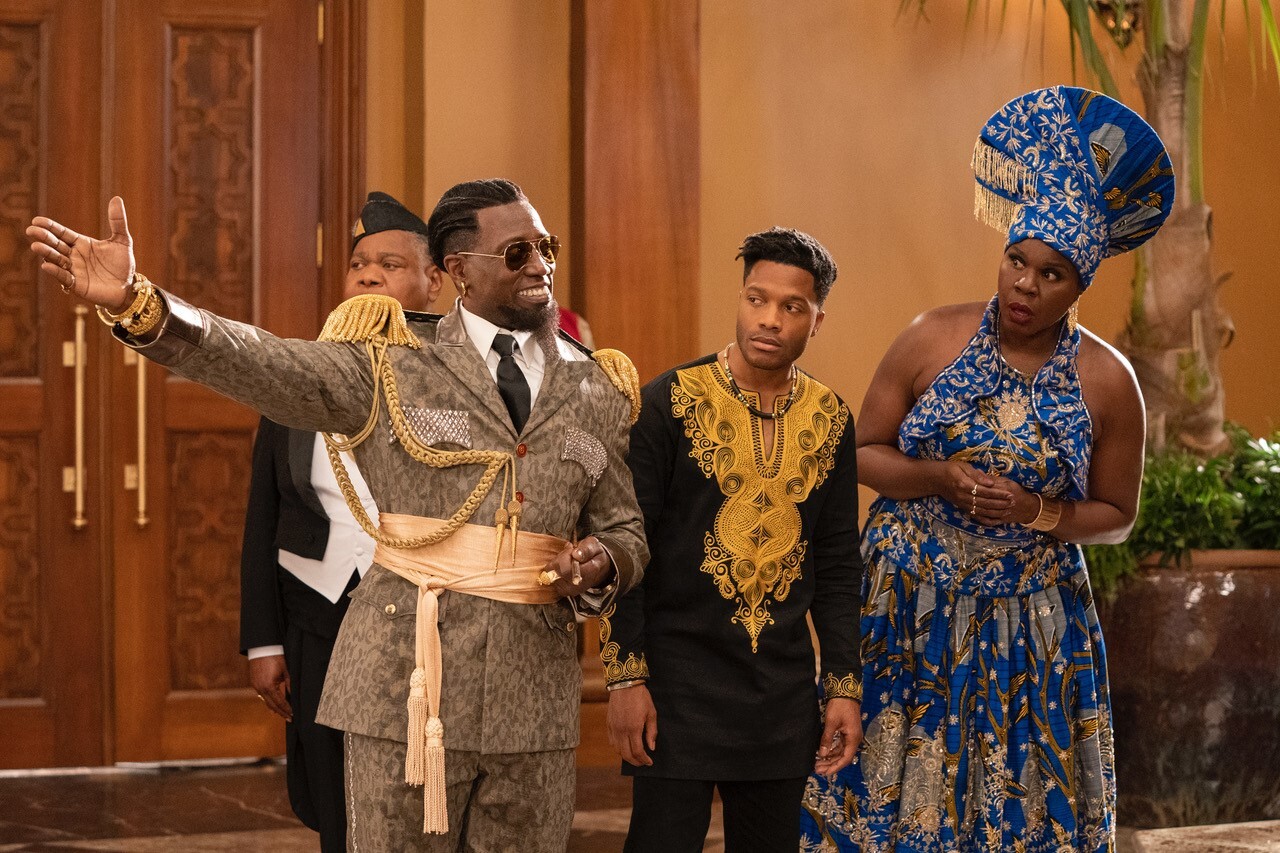 Wesley Snipes, Jermaine Fowler and Leslie Jones in 'Coming 2 America'