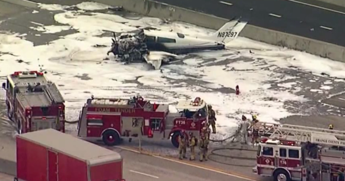 Video Captures Fiery Plane Crash On 405 In Oc