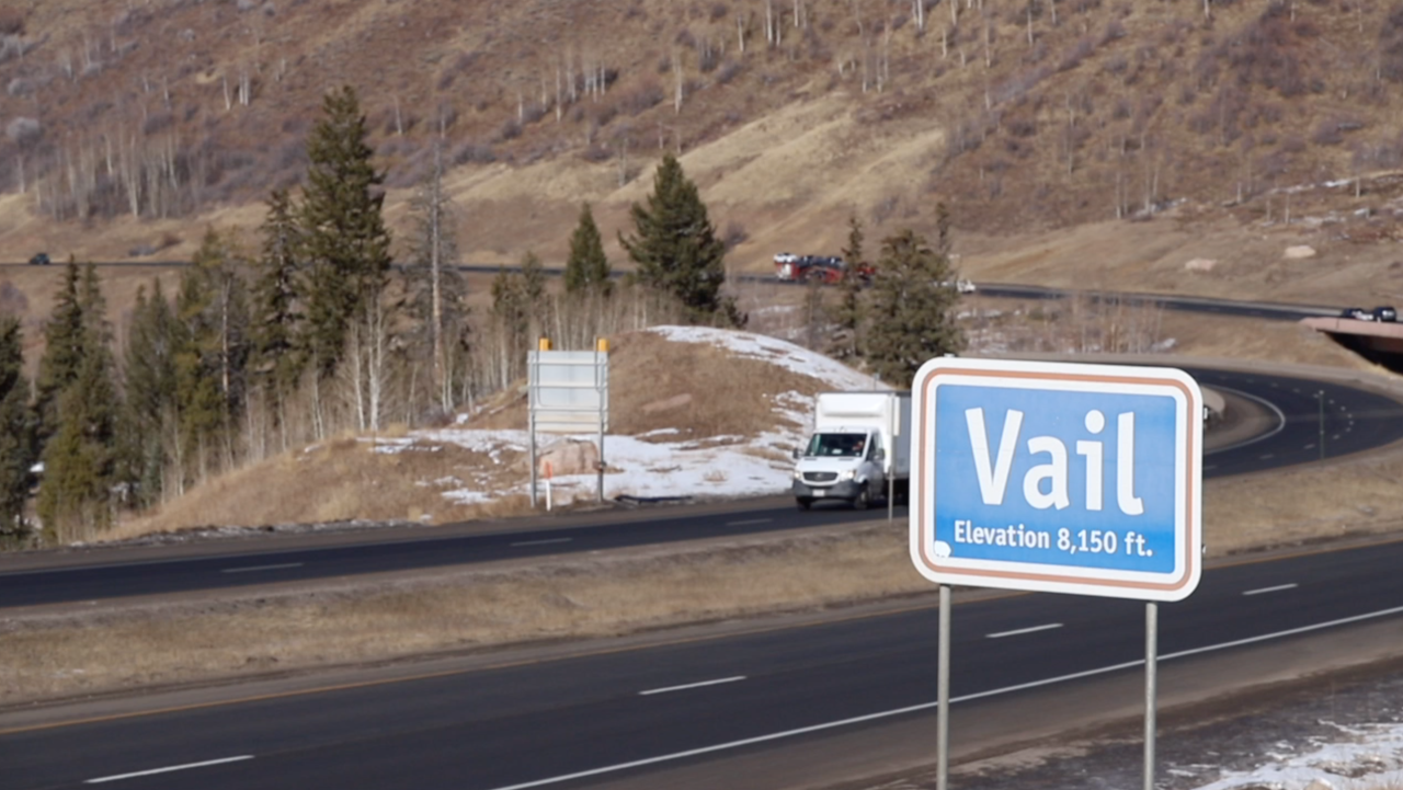 I-70 in Vail