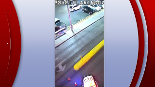 Linq and Flamingo pedestrian crash