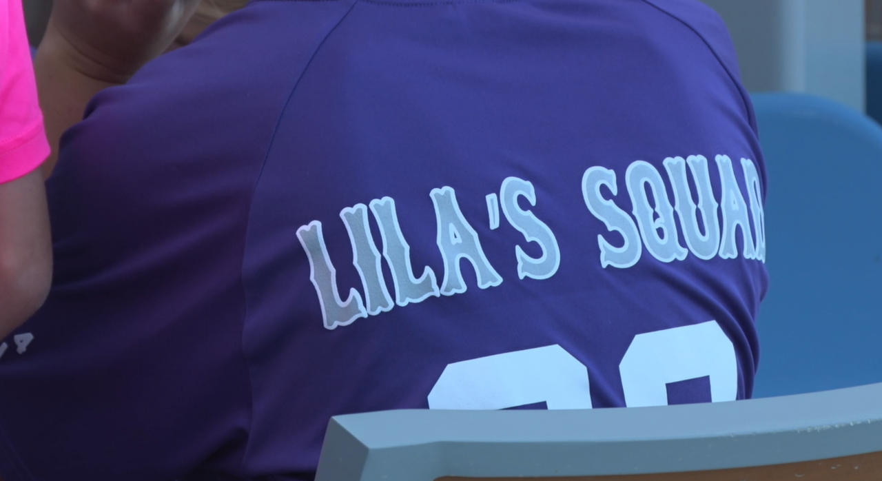 5-year-old rings the bell after her cancer treatment with her ‘Baseball Boys’