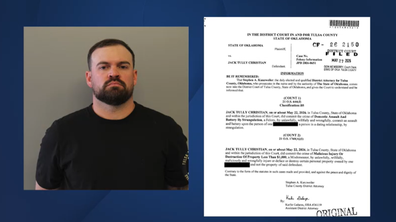 South Tulsa-area baseball coach charged with strangulation