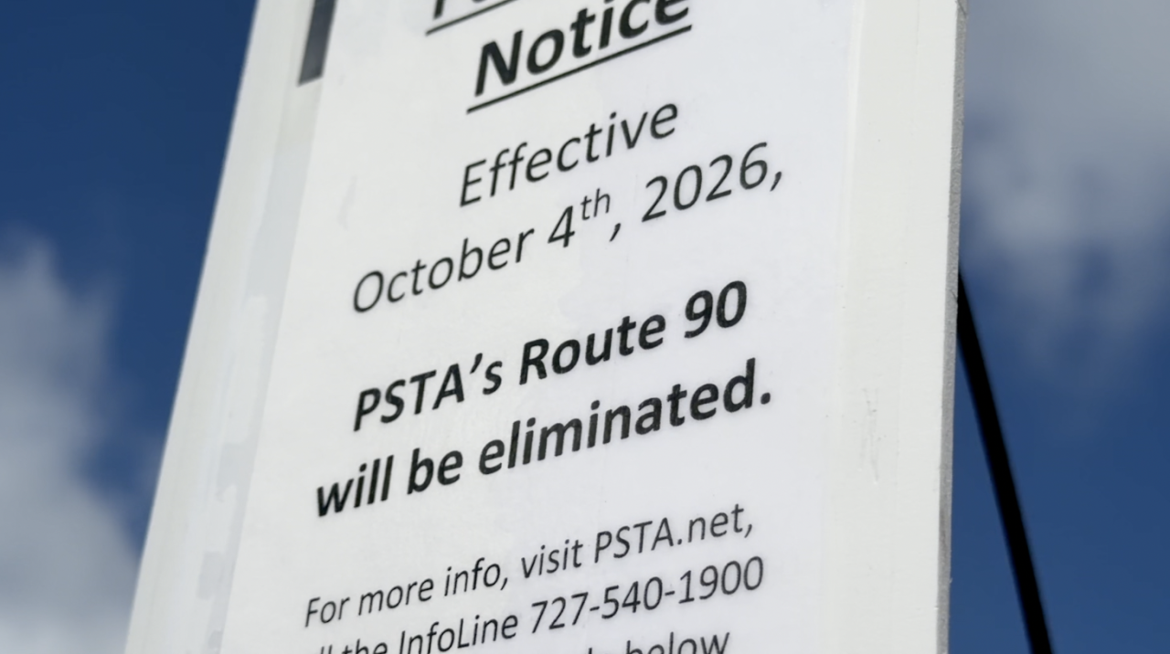 Bus route cut