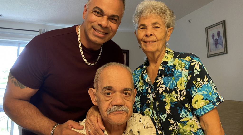 Rosado and parents