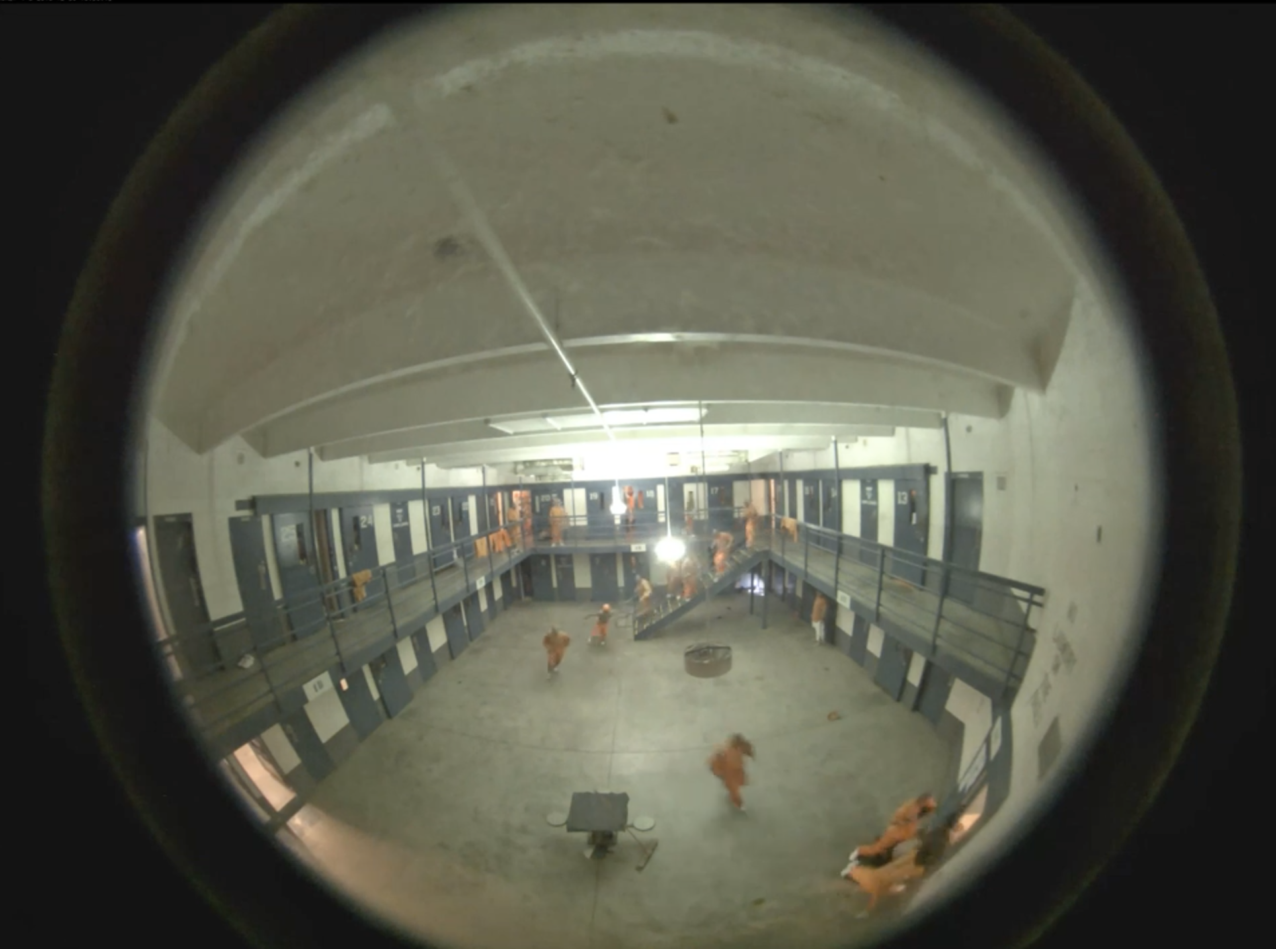 Symbolic representation of the broken aspects of the jail system